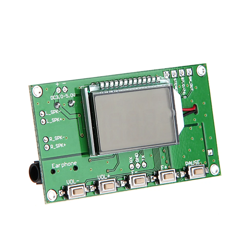 Fm Receiver Module Hottest-87-108MHz-DSP-PLL-Digital-Wireless-Microphone-Stereo-Audio-FM ...