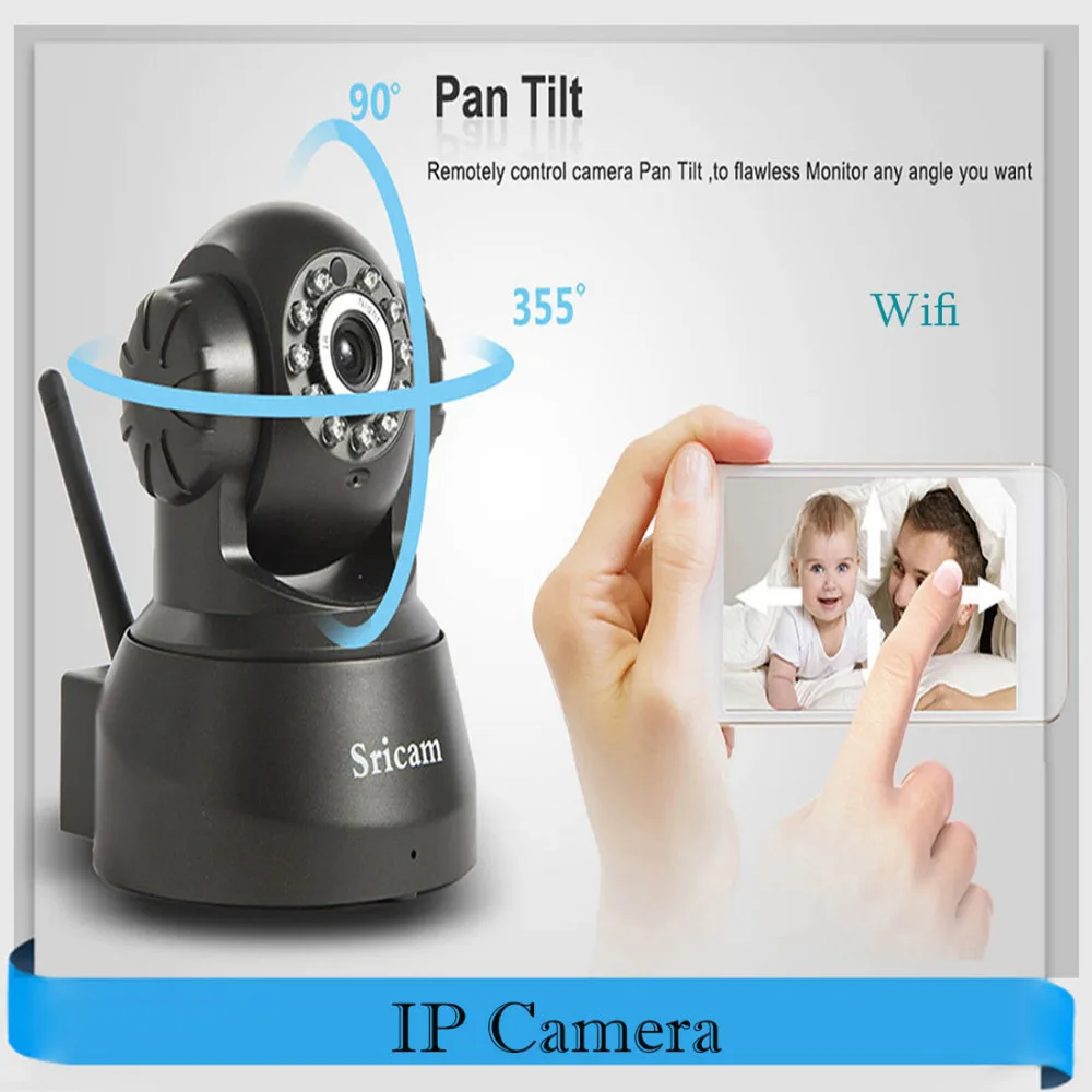 Sricam SP012 720 P IP Камера Беспроводной WI FI Домашняя безопасность на грань P2P С