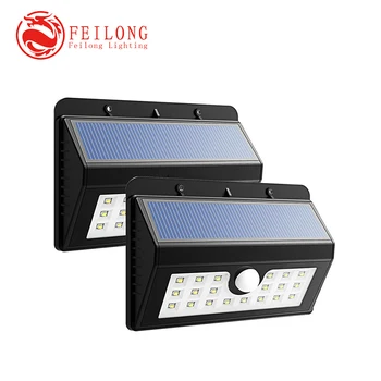 

20 45 led Solar Light Outdoor Waterproof Garden PIR Motion Sensor Solar Power LED Wall Light Emergency Solar Lamp Pathway Decor