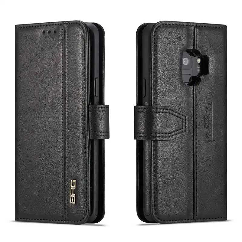 

Luxury Magnetic Case For Samsung Galaxy S9 Plus Wallet Case PU Leather Separable Back Cover Flip Case For Samsung S9 S9Plus