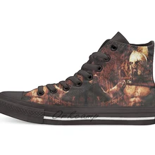 Leonidas Повседневная Высокая холщовая обувь кеды для Прямая