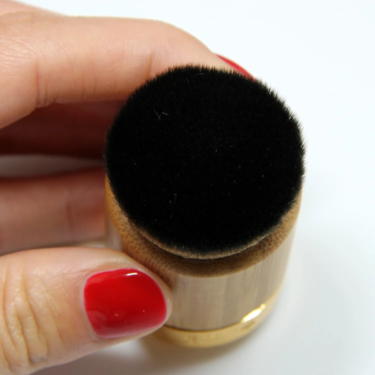 famous brand Bamboo stalk Foundation Brush Polishing brush Mushroom shape Little Fat Pier Brush Professional cosmetic tool 1pcs