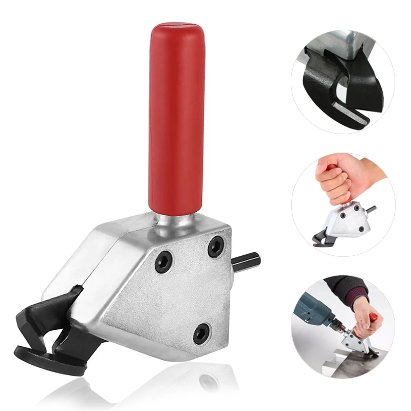 

Metal Sheet Cutting Nibbler Saw Cutter Tool Drill Attachment Cutting Tool Metal Cutter Power Tool Accessories