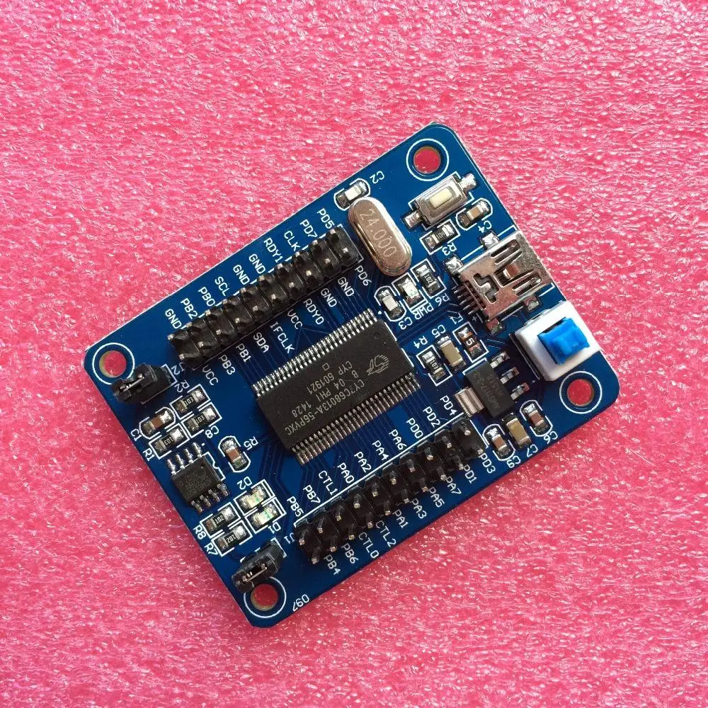 

IEZ-USB FX2LP CY7C68013A USB core board development board USB logic analyzer I2C serial and SPI good price high quality In stock