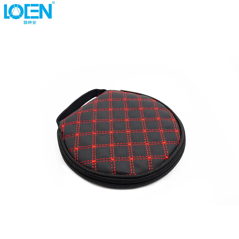 1PCS Microfiber Leather Car 20 CDs Holder CD DVD Disc Storage Case