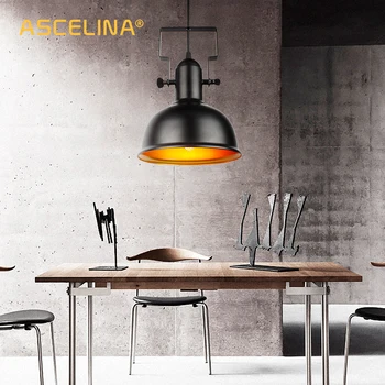 

Vintage Pendant Light Industrial pendant lamp Retro Iron hanging lamp E27 cocina accesorio for home & store Decorative lighting