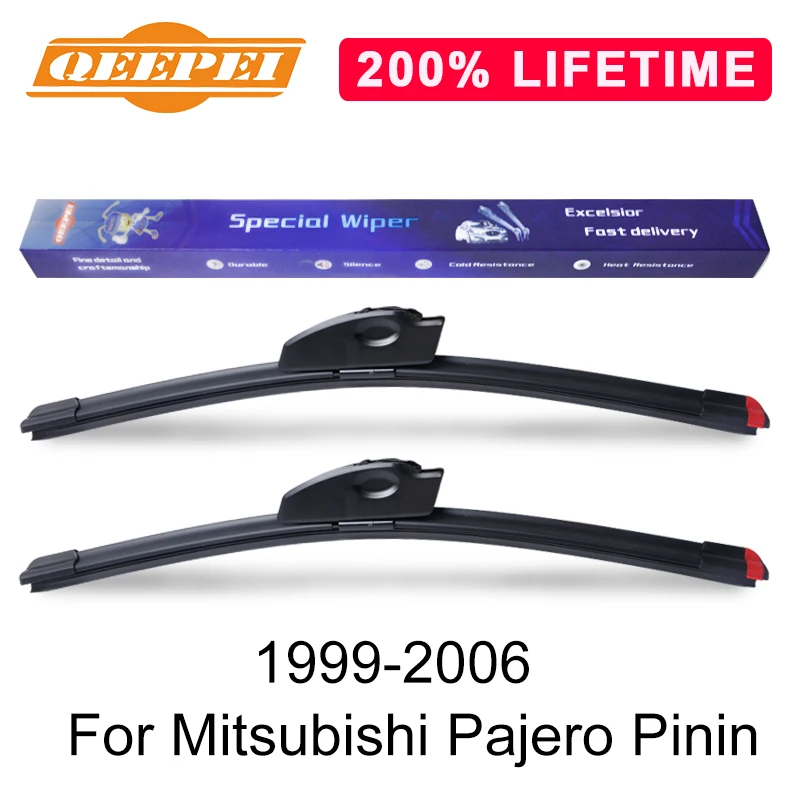Сменная Щетка стеклоочистителя QEEPEI для Mitsubishi Pajero Pinin1999-2006 силиконовая резина