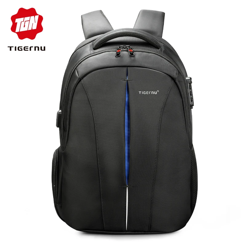

Tigernu Brand USB Charging Male Mochilas 15.6"Laptop Waterproof Backpacks For Men Anti Theft School Bagpack Women Casual Travel