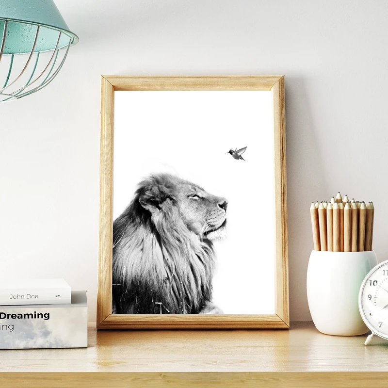 Lion Canvas Print Kids Room Decor