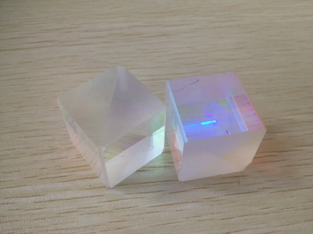 Оптическое стекло образовательная Призма дефектный крест дихроический X Cube куб