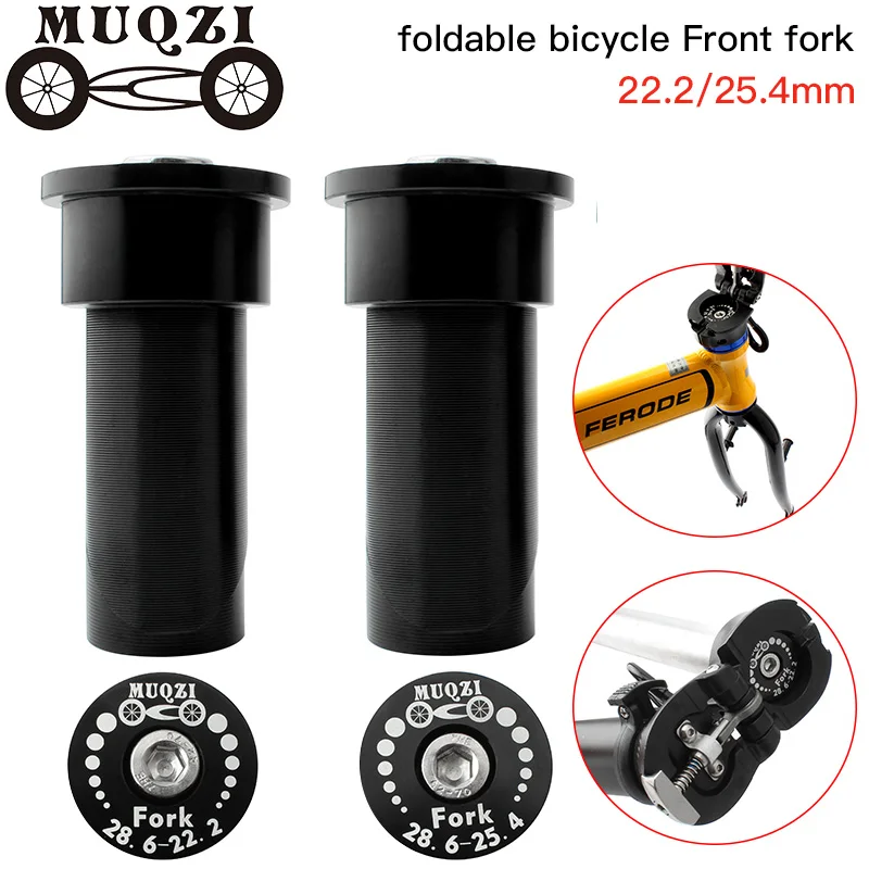 

Fold Bicycle Modification Small Kit Black And Silver Head Tube Has Teeth Fork Retrofit Turn Without Teeth Upper Tube Dedicated