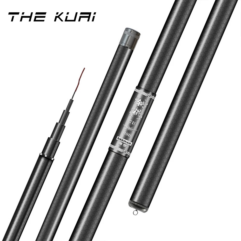 

THEKUAI Ultra-Light Taiwan Fishing Rod 19 Tonality 18 Size 6H/7H/8H Stream Rods 3000g Fishing Weight Power Hand Rod