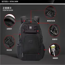 Для мужчин мужской 17 дюймов Sac dos сумка Mochila модный рюкзак для ноутбука водостойкий ноутбук рюкзак качество нейлон школьный Back Pack