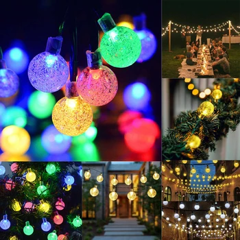 

Solar Powered 30 LED String Light Garden Path Yard Decor Lamp Outdoor Waterproof