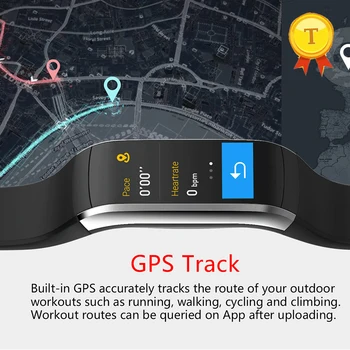

Smart band accurate GPS track for sports mode Wake-up gesture Multi-sport modes smartband wristband for Android IOS phones