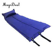 MagiDeal Кемпинг Самонадувающийся матрас Коврик Надувной Спальный коврик с подушкой