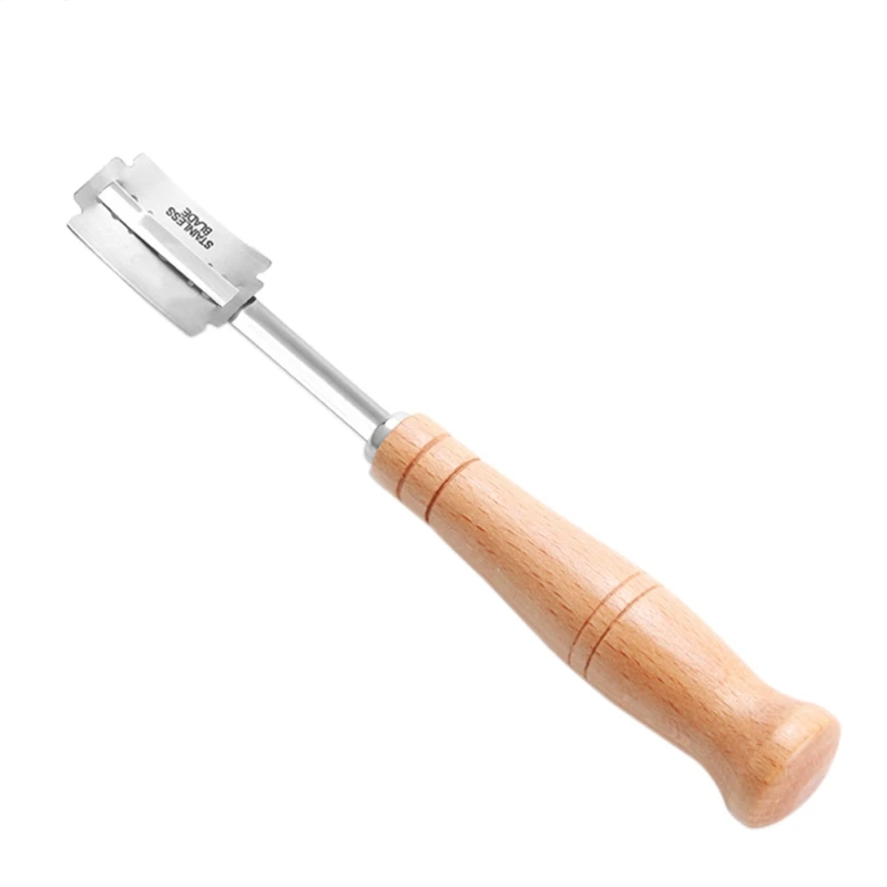 

European Bread Split Knife Arc Curved Bread Knife Dough Western-Style Baguette Cutter Cutting French Toast Bagel Cutting Tool
