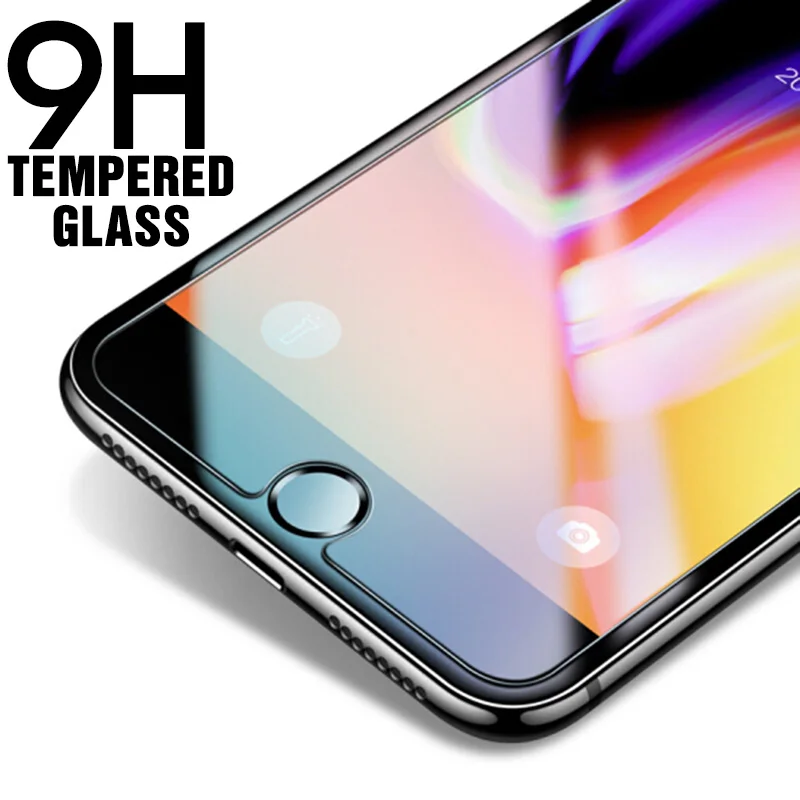 

9H Protective Glass on the For iPhone 7 8 6 6s Plus 5 5S SE Tempered Glass For iPhone X XS Max XR Screen Protector Film