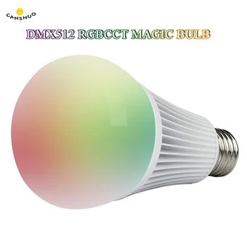 

Milight FUTD04 9W DMX512 RGB+CCT Led Light Bulb AC100-240V FUTD01 DMX512 Led Transmitter Smart Led Lamp Remote Control mi light