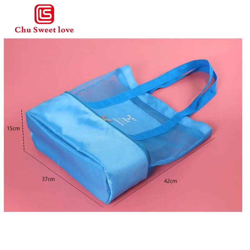 

2019 New Beach Bag Portable Single Shoulder Multi-Function Picnic Pouch Double Insulation Bag Men Women Network Pocket