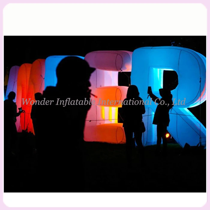

Customized giant inflatable letters inflatable alphabet for wedding party decorations