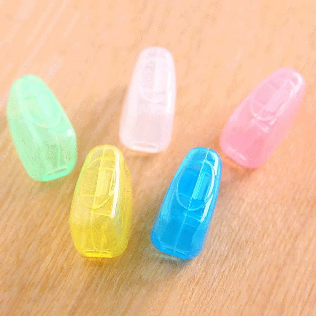 

5pcs Toothbrush Heads Cover PP Plastic Protective Cap Prevent Bacteria Portable For Outdoor Travel Home Brush Head Anti-dust