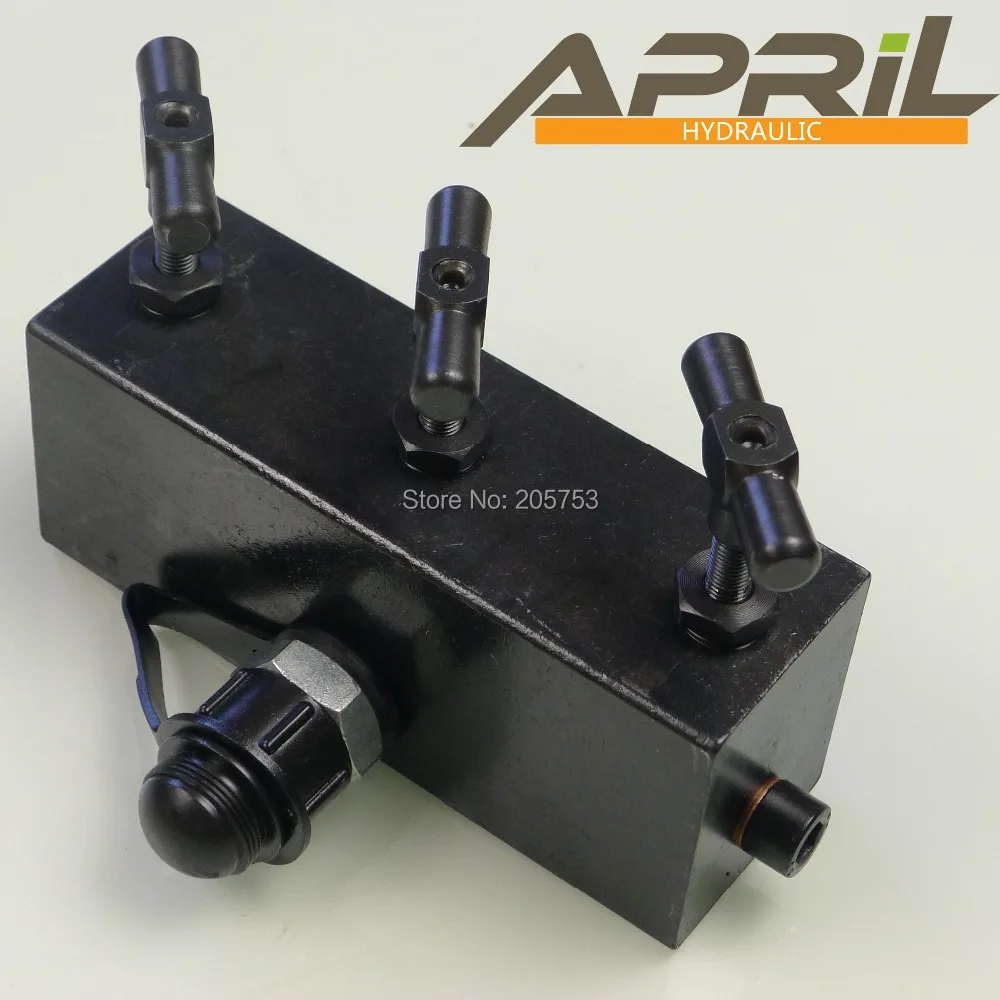 

3/8'' Three way valves for hydraulic oil pipe
