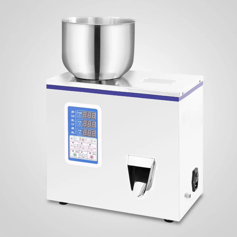 Neue 100g Kleine Automatische Partikel Subpackage Maschine Wiegen Füllung Gerät Mikrocomputersteuerung optische technologie