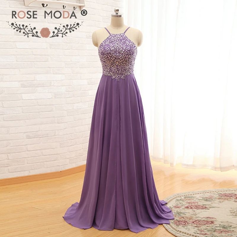purple prom dress