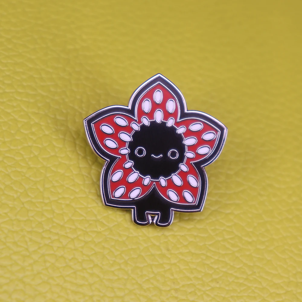 

Cute Stranger Things Eleven Eggos Demogorgon Hard Enamel Pin
