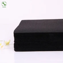 30X30 см черная фетровая ткань для рукоделия, шитья, Нетканая однотонная черная фетровая ткань, рукоделие, домашний декор, куклы толщиной 1 мм