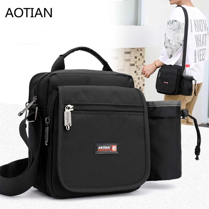 AOTIAN Brand Men's Shoulder Messenger Bags Men Casual Business Bag Male