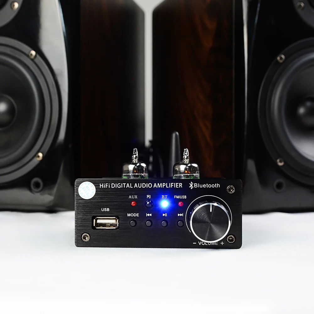 AIYIMA Bluetooth 4 2 HiFi 5654 трубчатый предусилитель усилитель Стерео с настройкой высоких