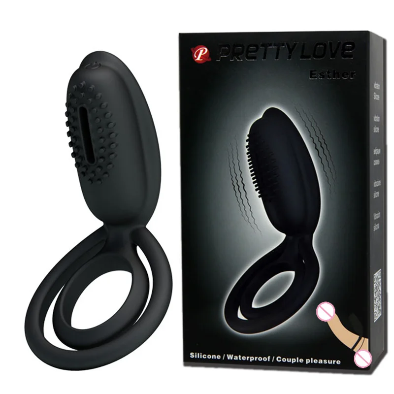 Vibrating Cock Ring Male Masturbation Penis Ring Penis Extension font b Sex b font font b