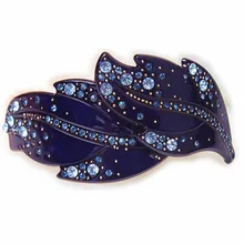 Новое поступление аксессуары для волос Стразы в виде листьев аксессуары для волос бусина лист головная повязка с золотыми листьями для женщин AA58