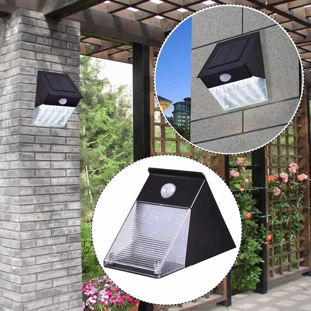 Giantex 2 Pack 12 LED Solar Power Motion Sensor Spot Flood Light