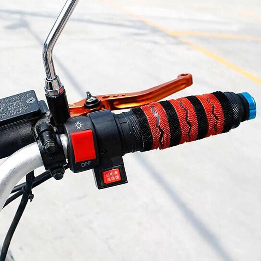 Nuevo interruptor de motocicleta manillar ON/OFF botón bullet conector interruptor de botón de empuje accesorios de motocicleta Sistema eléctrico Nuevo interruptor de motocicleta manillar ON/OFF botón bullet conector interruptor de botón de empuje accesorios de motocicleta Sistema eléctrico
