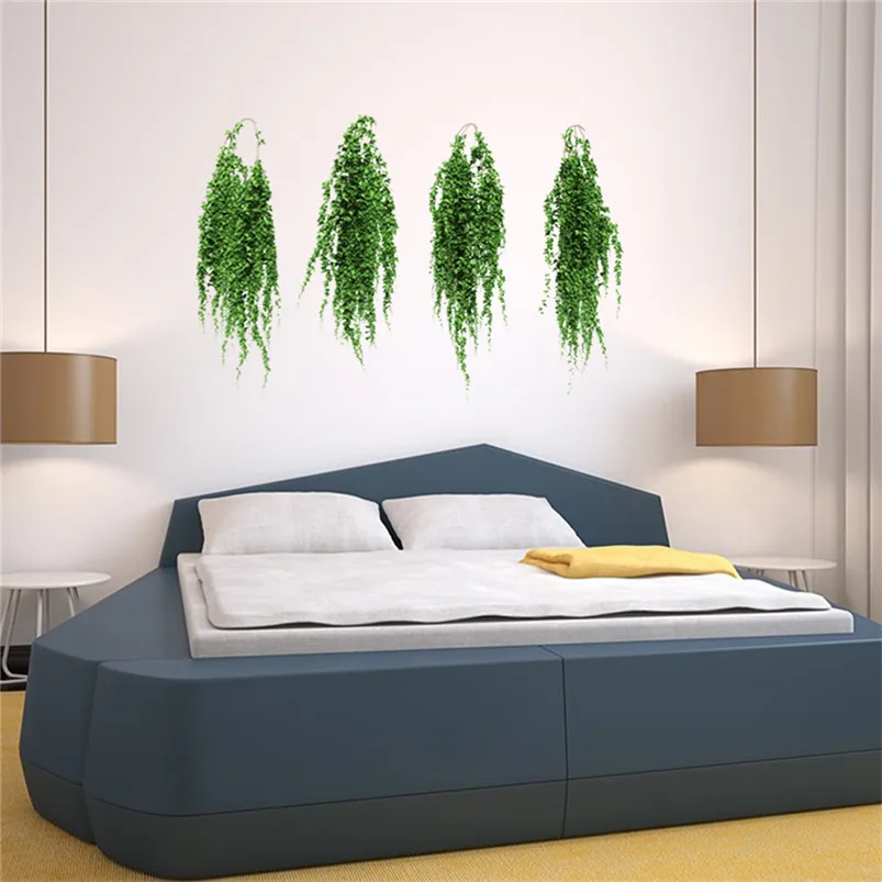 Stickers Muraux 3D Flower Basket Wall Stickers For Rooms Wallpaper Office Home Decorations Adesivo De Parede 30FY2007