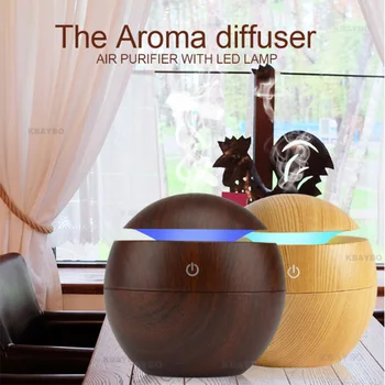 

USB Aroma Essential Oil Diffuser Ultrasonic Cool Mist Humidifier Air Purifier LED Night light for Office Home