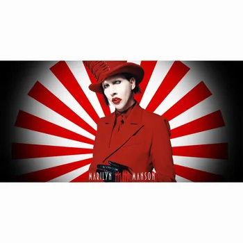 

70*140cm Marilyn Manson Water Absorbent Bamboo Fiber Bath Beach Towel Fast Drying Custom GYM Sport Spa Camping Travel Towels