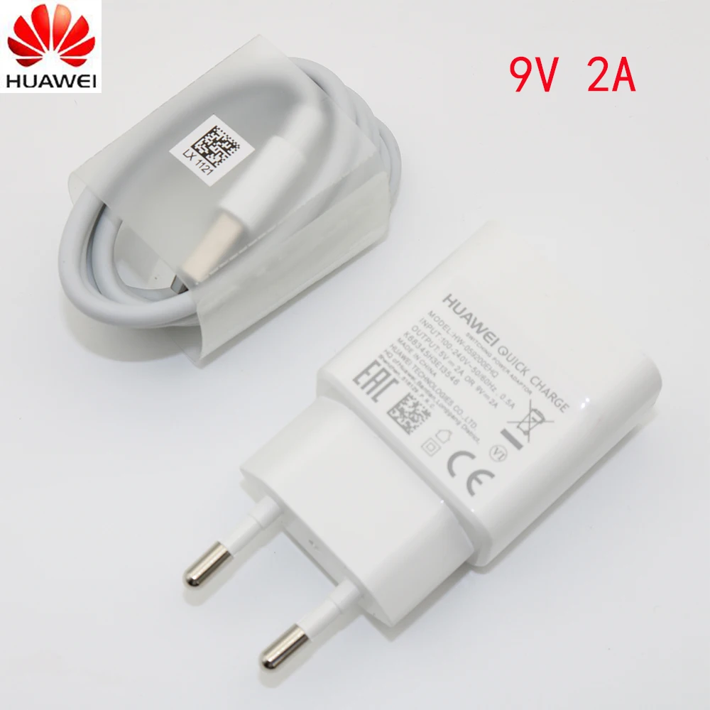 

Original Huawei Quick Charger Adapter 9V 2A 1M Micro USB / TYPE C Data Cable For Huawei Mate 7 8 s p7 p8 p9 lite Honor 6 7 8 9