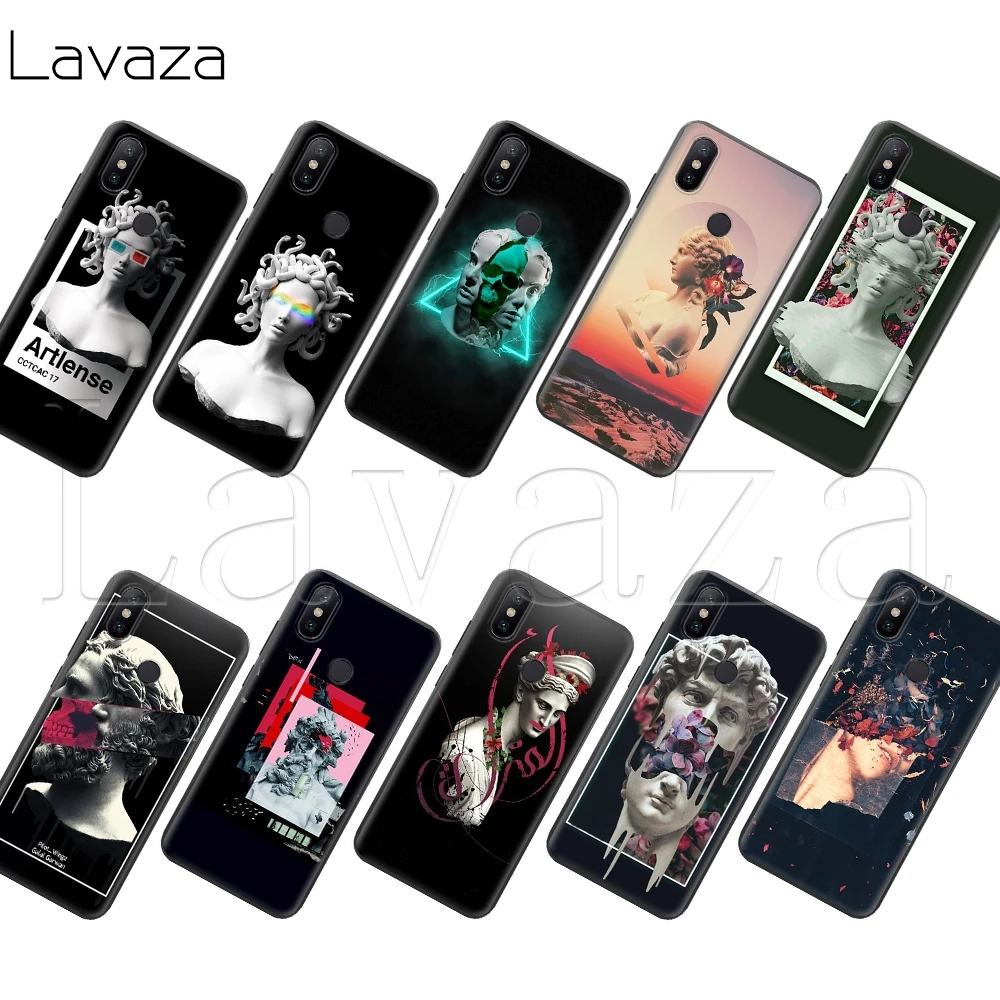 Силиконовый чехол Lavaza Medusa Vaporwave Glitch Art для Xiaomi Redmi Note 4 4X 4A 5 5A 6 6a 7 8 Pro Go Prime Plus |