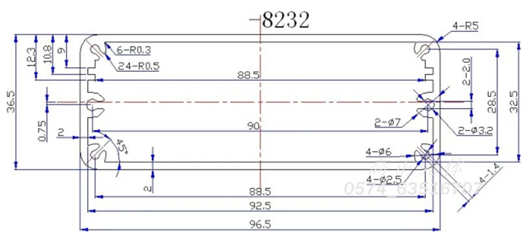 1 шт. алюминиевый корпус чехол для электроники проект чехол 36,5(H) x96,5(W) x125(L) мм 8232