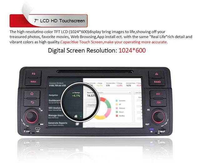 Cheap Android 8.1 HD 7 Inch Quad Core Car DVD Player GPS Auto Radio For BMW E46 M3 318 320 325 with Canbus Free 8G Card and Map 5 Cheap Android 8.1 HD 7 Inch Quad Core Car DVD Player GPS Auto Radio For BMW E46 M3 318 320 325 with Canbus Free 8G Card and Map 5
