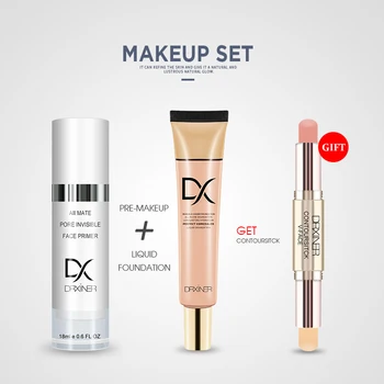 

Face Base Primer Makeup Face foundation Set Waterproof Long-lasting Makeup Full Coverage Matte Base Make Up