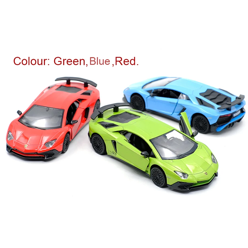 RMZ CITY 1:36 Aventador LP750-4 спортивный автомобиль литая под давлением модель автомобиля игрушка с оттягиванием для детей подарки коллекция игрушек