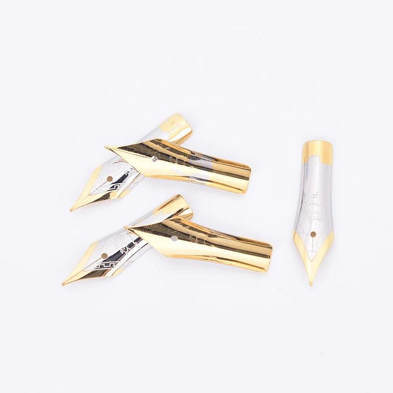 1 шт. 165X500 Стандартный Перьевая ручка Перо из нержавеющей стали прямой наконечник для Jinhao серебро золото