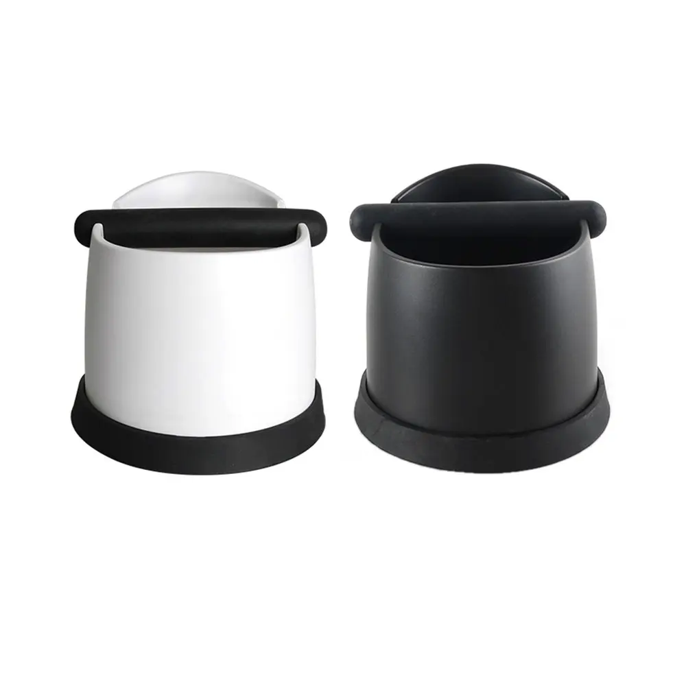 Plastic Double layered Coffee Knock Box with Detachable Rubber Bar for