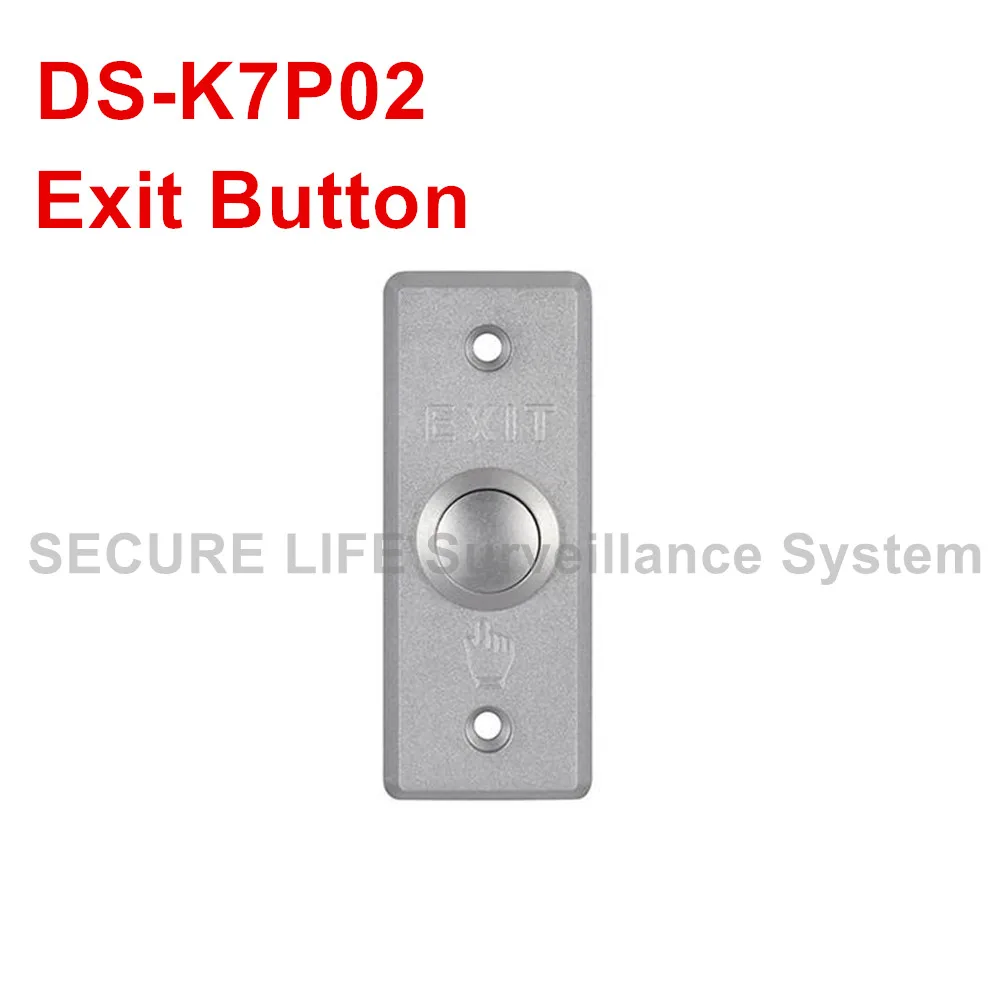 DS K7P02 metal exit button for access control system open door Door