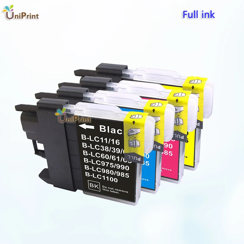 4 x LC11 LC16 LC38 LC985 LC975 LC67 LC1100 LC980 совместимый чернильный картридж для принтера brother dcp